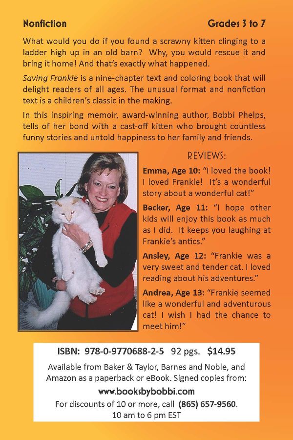 Bobbi Phelps ~ Saving Frankie